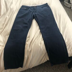 Vans navy chino stretch 34x32